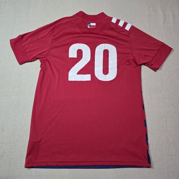 Adidas FC Dallas MTX Aeroready Soccer Futbol Jersey Size Medium Red And Blue #20 - Picture 5 of 7